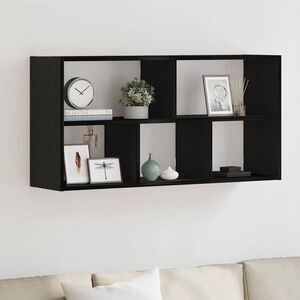 Imagine vidaXL Raft de perete, stejar negru, 100x25x50 cm, lemn prelucrat