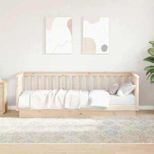 Imagine vidaXL Pat de zi fără saltea 90x200 cm lemn masiv de pin