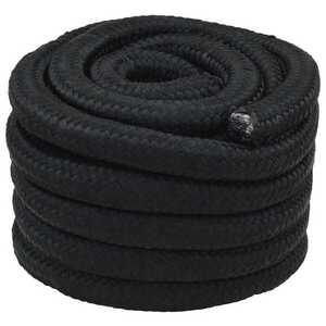 Imagine vidaXL Sfoară de Barcă 4 mm 5 m Negru