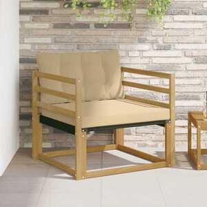 Imagine vidaXL Set de canapele de exterior Lemn solid de Acacia și Textilene