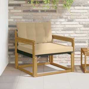 Imagine vidaXL Set de canapele de exterior Lemn solid de Acacia și Textilene