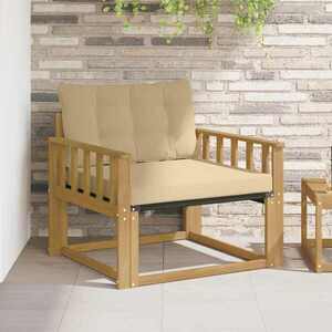 Imagine vidaXL Set de canapele de exterior Lemn solid de Acacia și Textilene