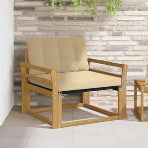 Imagine vidaXL Set de canapele de exterior Lemn solid de Acacia și Textilene
