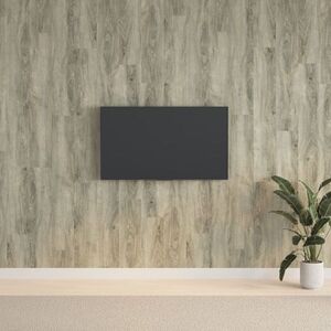 Imagine vidaXL Panouri de perete aspect lemn, gri, 2, 06 m², PVC