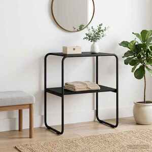Imagine vidaXL Masă de consolă Stejar Negru 60 x 42, 5 x 70 cm Lemn prelucrat