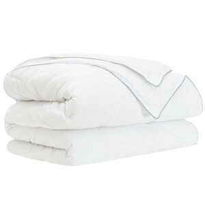 Imagine vidaXL Duvet complet pe tot parcursul anului Alb 200 x 240 cm