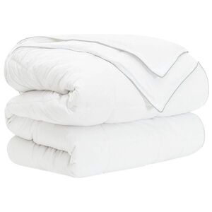 Imagine vidaXL Duvet complet pe tot parcursul anului Alb 155 x 220 cm