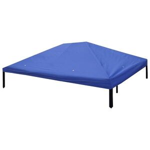 Imagine vidaXL Copertină pentru Gazebo 300 x 400 cm albastru
