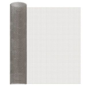 Imagine vidaXL Ecran din plasă 60 x 200 cm 3 Mesh Oțel Inoxidabil 201 Argintiu