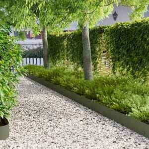 Imagine vidaXL Margine pentru gazon 10 buc. 103 x 20 cm Oțel Verde măsliniu