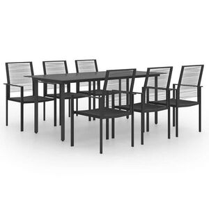 Imagine vidaXL Set mobilier de grădină, 7 piese
