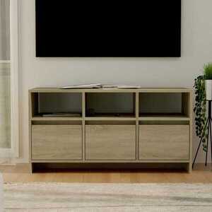 Imagine vidaXL Comodă TV, stejar sonoma, 102x37, 5x52, 5 cm, PAL