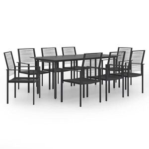 Imagine vidaXL Set mobilier de grădină, 9 piese
