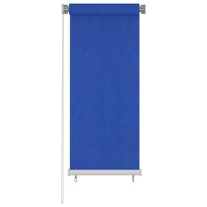 Imagine vidaXL Jaluzea rulantă de exterior 65 (l) x 140 (î) cm, albastru, HDPE