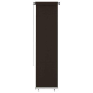 Imagine vidaXL Jaluzea tip rulou de exterior, 65 (l) x 230 (î) cm, maro, HDPE