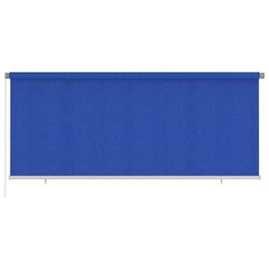 Imagine vidaXL Jaluzea rulantă de exterior 355 (l) x 140 (î) cm, albastru, HDPE