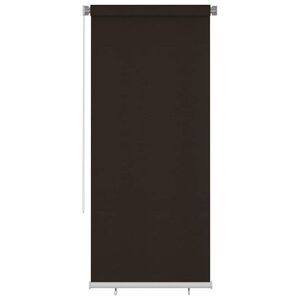 Imagine vidaXL Jaluzea tip rulou de exterior, maro, 105 (l) x 230 (î) cm, HDPE