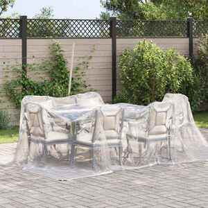 Imagine vidaXL Prelată 140 gsm Transparent 5 × 3, 5 m PE