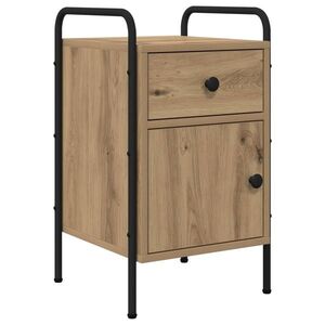 Imagine vidaXL Dulap de noapte Stejar Artizanal 35 x 36, 5 x 61 cm