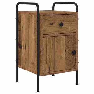 Imagine vidaXL Dulap de noapte Lemn vechi 35 x 36, 5 x 61 cm Lemn prelucrat