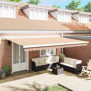 Imagine vidaXL Copertină retractabilă Multicolour 500 × 300 cm