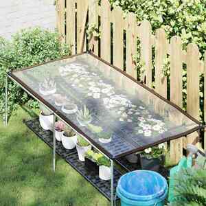 Imagine vidaXL Husă pentru plante Transparent 2, 5 x 1 m PE