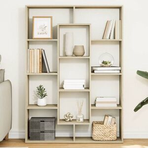 Imagine vidaXL Dulap cu cărți stejar Sonoma 102x29x143 cm lemn prelucrat