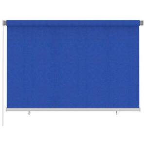 Imagine vidaXL Jaluzea rulantă de exterior 225 (l) x 140 (î) cm, albastru, HDPE
