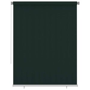 Imagine vidaXL Jaluzea tip rulou de exterior 185 (l) x 230 (î) cm, verde închis, HDPE