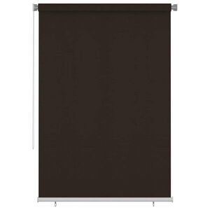 Imagine vidaXL Jaluzea tip rulou de exterior 165 (l) x 230 (î) cm, maro, HDPE