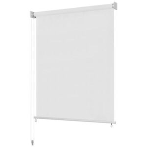 Imagine vidaXL Jaluzea tip rulou de exterior, 245 (l) x 140 (î) cm, alb
