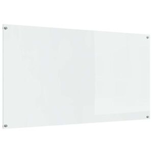 Imagine vidaXL Panou de bucătărie Transparent 110 x 60 cm sticlă securizată
