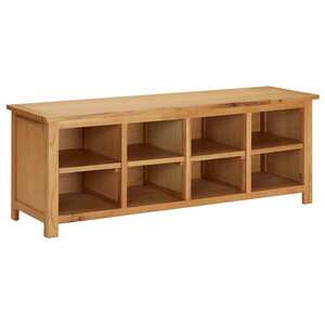 Imagine vidaXL Pantofar, 114x37x45 cm, lemn masiv de stejar