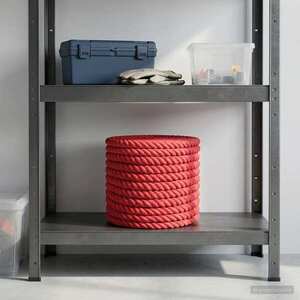 Imagine vidaXL Frânghie din Jute 16 mm Roșu 100% jute Tossa