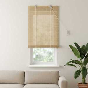 Imagine vidaXL Rulou textil natural 50 x 160 cm Bambus