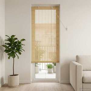 Imagine vidaXL Rulou textil natural 50 x 220 cm Bambus