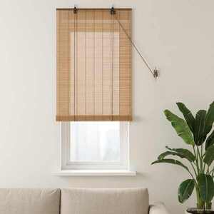 Imagine vidaXL Rulou textil Maro 50 x 160 cm Bambus