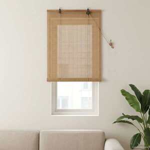 Imagine vidaXL Rulou textil Maro 40 x 160 cm Bambus