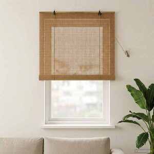 Imagine vidaXL Rulou textil Maro 80 x 160 cm Bambus
