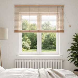 Imagine vidaXL Jaluzea venetiană Aspect Stejar 125 x 130 cm 35 mm