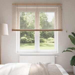 Imagine vidaXL Jaluzea venetiană Aspect Stejar 145 x 160 cm 35 mm