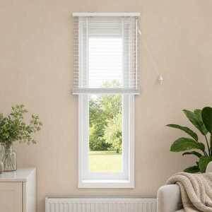 Imagine vidaXL Jaluzea venetiană Alb 55 x 130 cm 35 mm Lemn solid de Paulownia