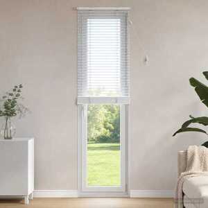 Imagine vidaXL Jaluzea venetiană Alb 55 x 250 cm 35 mm Lemn solid de Paulownia
