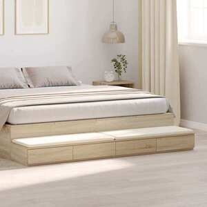 Imagine vidaXL Sertare pentru pat Stejar Sonoma 180 x 36, 5 x 16, 5 cm