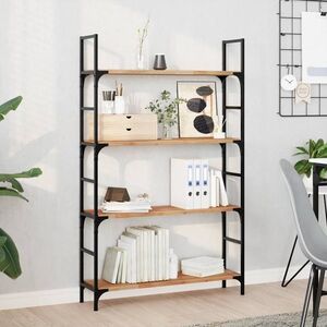 Imagine vidaXL Rafturi suspendate 2 buc. 80x20x2 cm lemn masiv acacia netratat