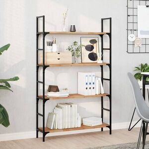 Imagine vidaXL Rafturi suspendate 4 buc. 100x20x2cm lemn masiv acacia netratat