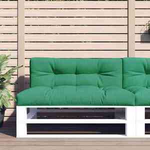 Imagine vidaXL Pernă de paleți, verde, 120x40x12 cm, material textil