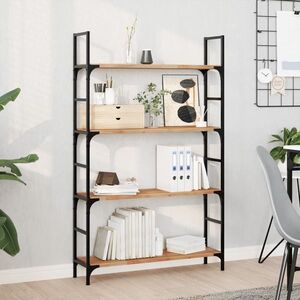 Imagine vidaXL Rafturi suspendate 3 buc. 80x20x2 cm lemn masiv acacia netratat