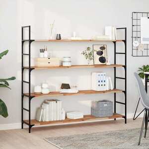 Imagine vidaXL Raft suspendat 160x30x2 cm lemn masiv acacia netratat