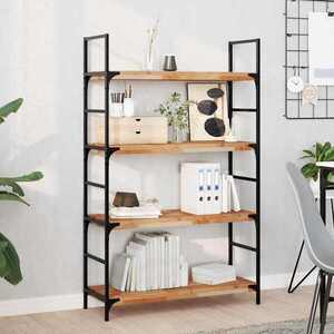 Imagine vidaXL Rafturi suspendate 3 buc. 100x30x4cm lemn masiv acacia netratat